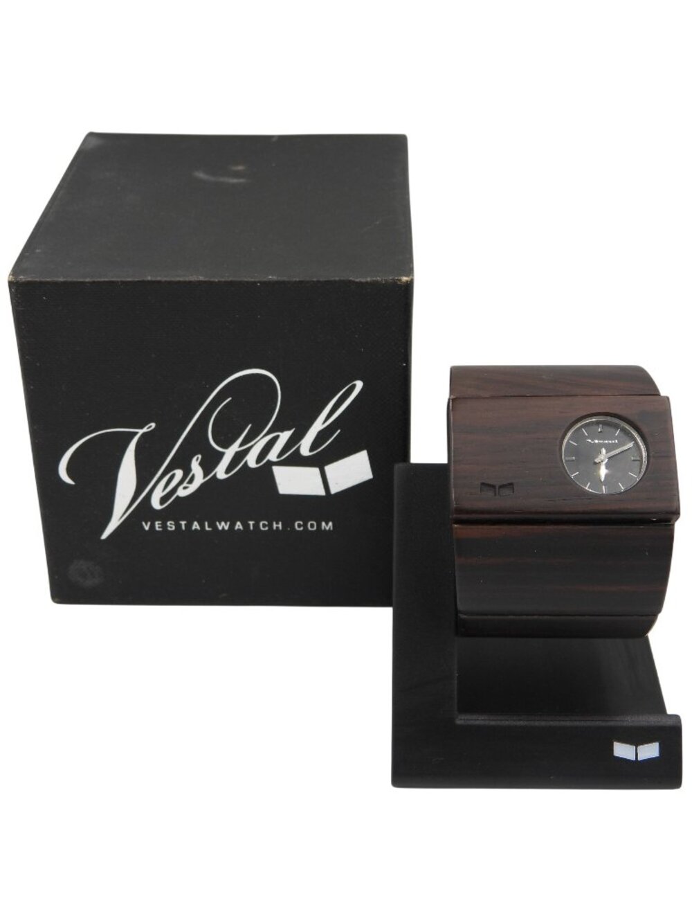 Vestal Rosewood Acetate Women’s Watch Stretch Band 50mm  “NEEDS BATTERY”